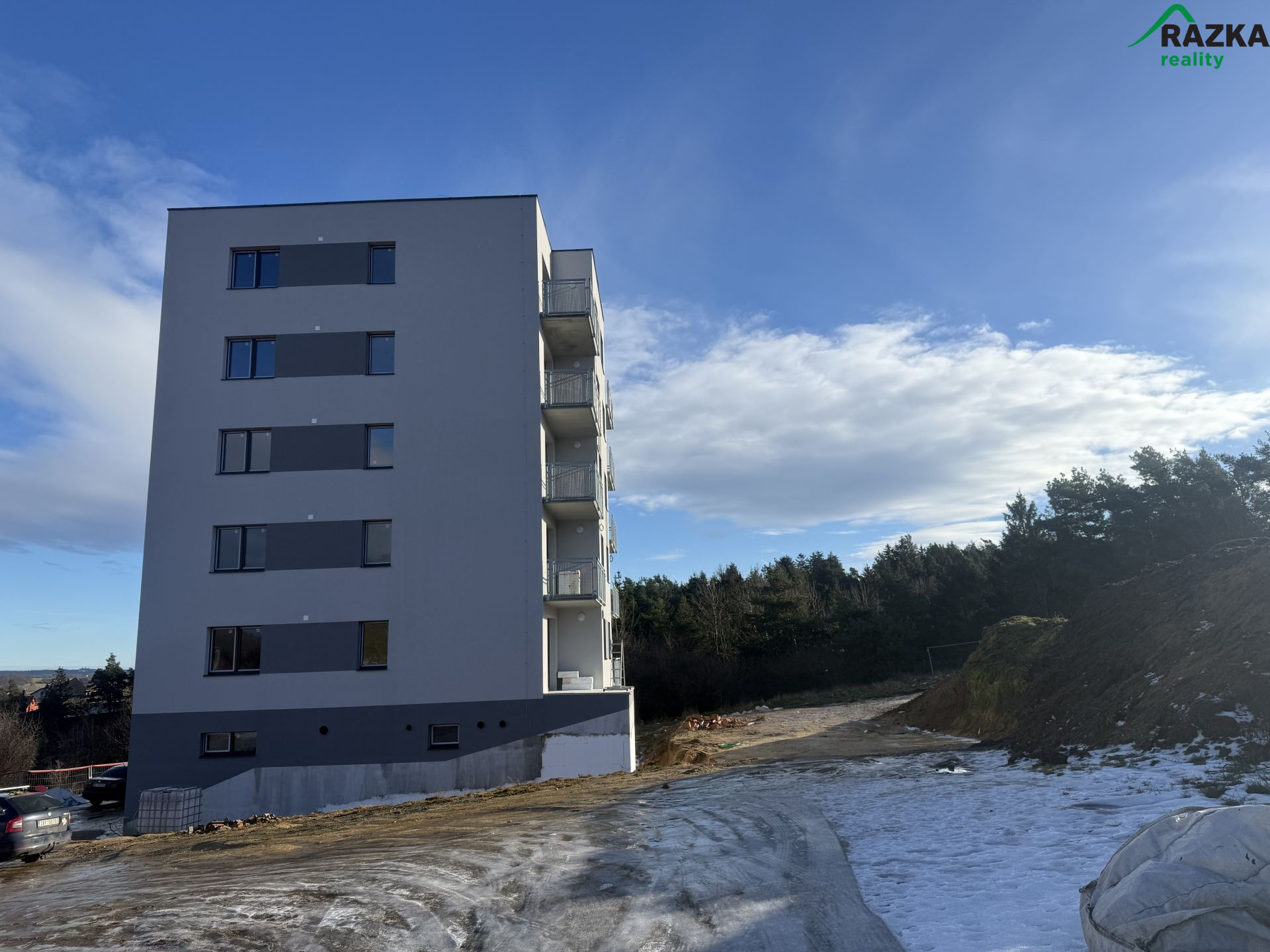 Novostavba bytu 3+KK(74 m2) s balkonem Tachov, ul. Palackého - obrázek č.2