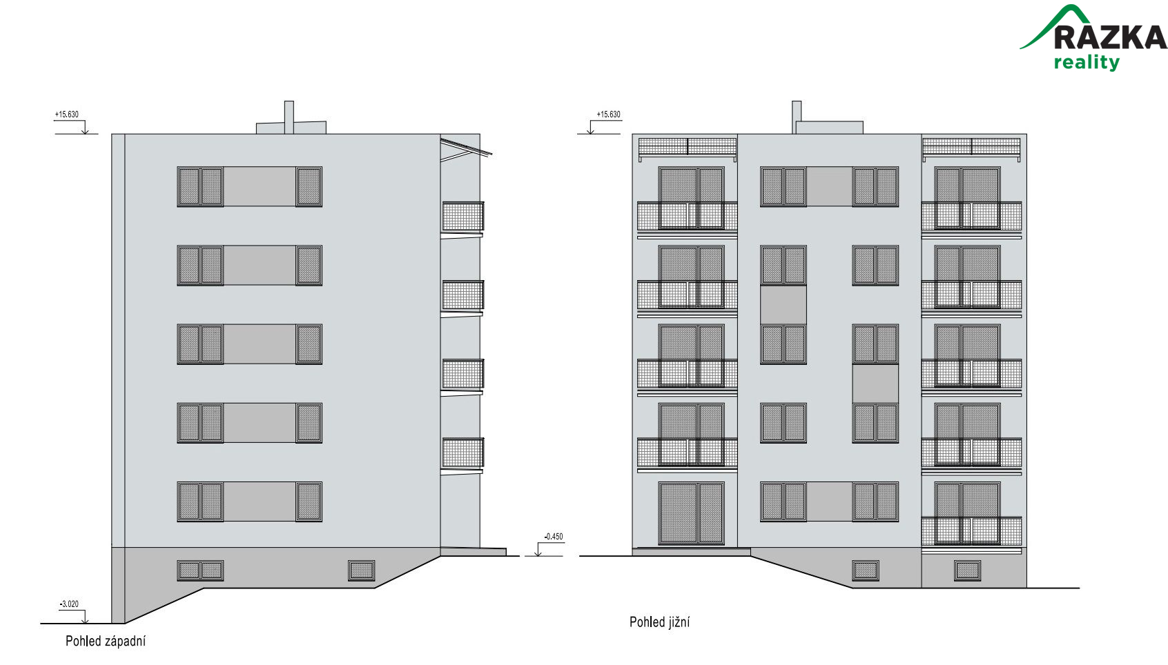 Novostavba bytu 3+KK(74 m2) s balkonem Tachov, ul. Palackého - obrázek č.3