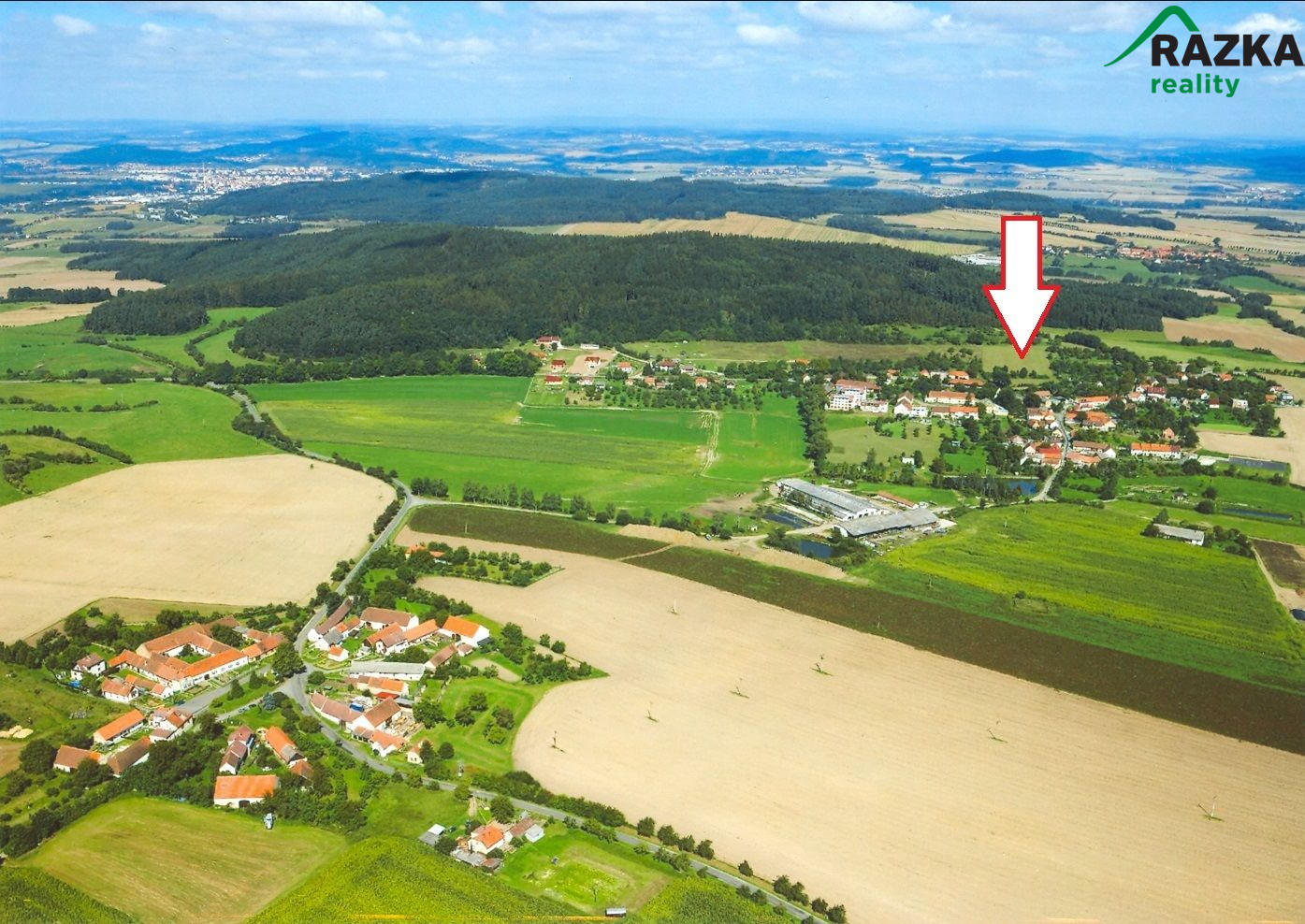 Stavební pozemek (9827 m2) Miloňovice, okr. Strakonice - obrázek č.5