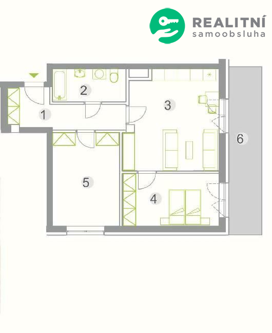 Prodej 3+1 Olomouc Křižíkova - obrázek č.6