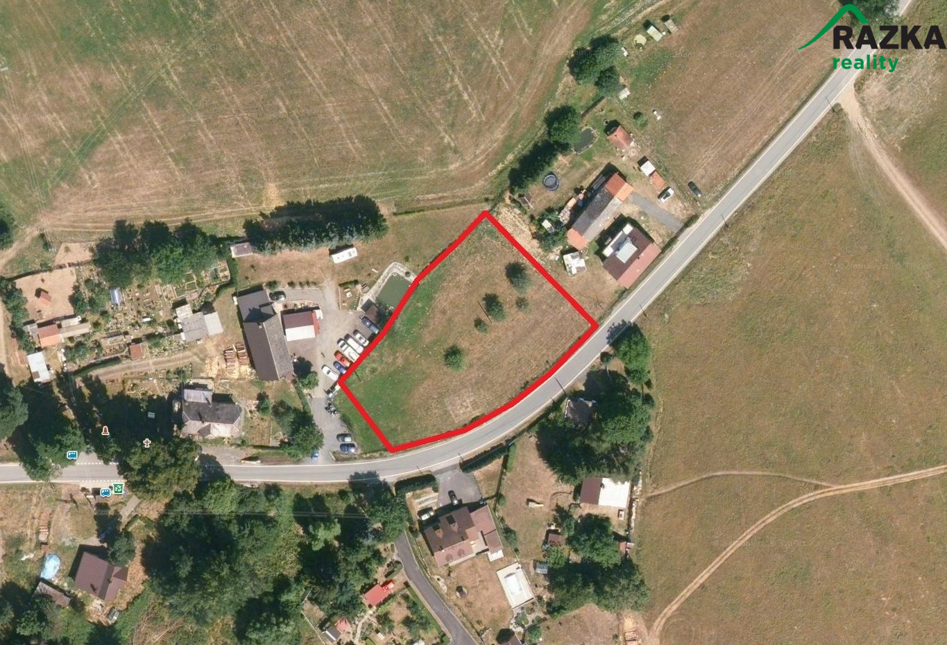 Stavební pozemek (2200 m2) Horní Výšina, okr. Tachov - obrázek č.2