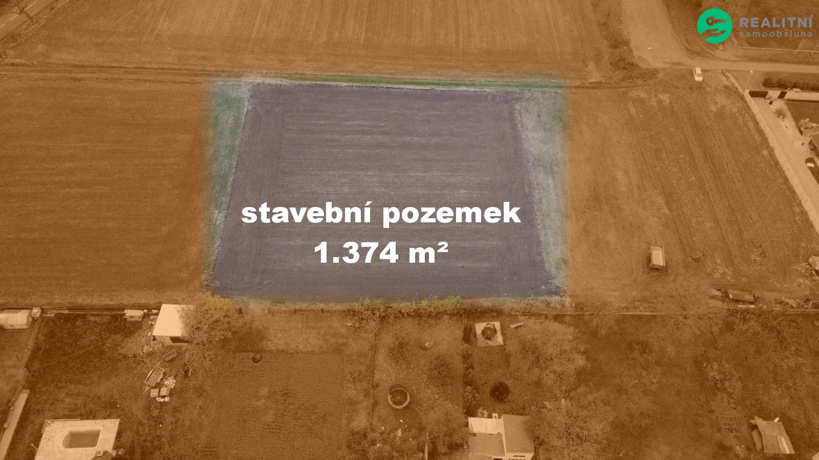 Prodej stavebního pozemku 1.374 m² Tuchořice. - obrázek č.3
