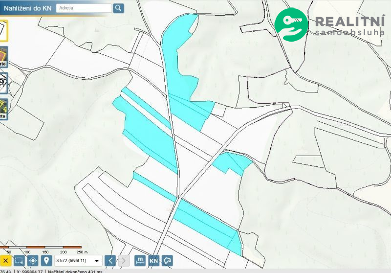 Rovinaté, dobře přístupné pole, cca 5,5 ha - k.ú. Houska - obrázek č.3