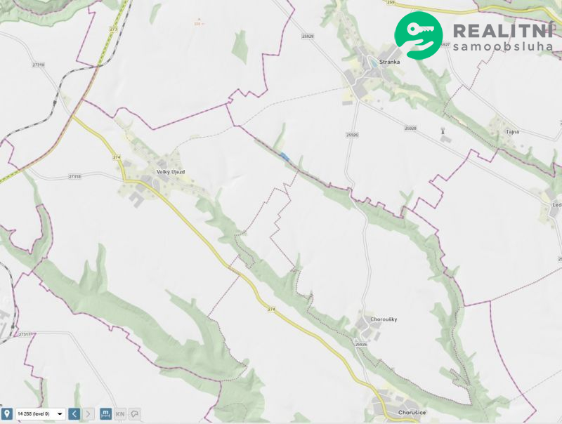soubor několika les. pozemků 13 581 m2, okres Mělník - obrázek č.2
