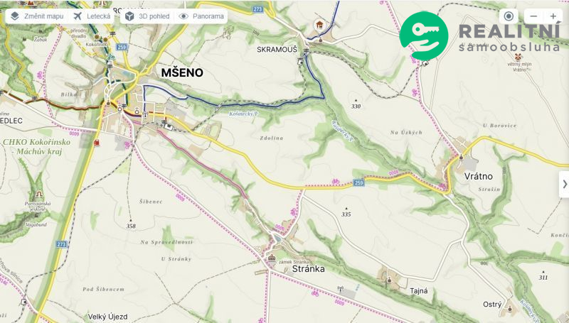 soubor několika les. pozemků 13 581 m2, okres Mělník - obrázek č.4