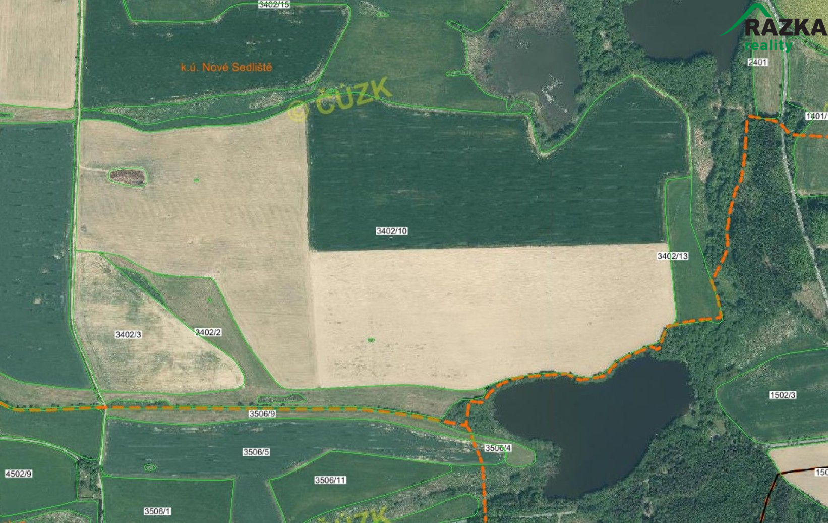 Orná půda 3 ha, TTP 1,7 ha - obrázek č.3