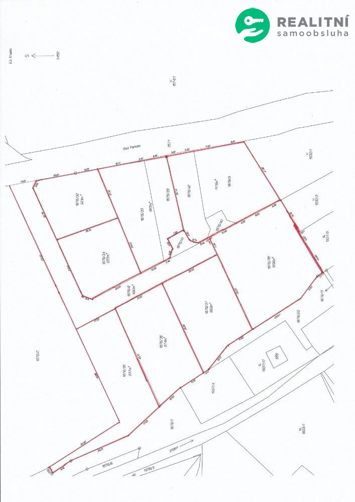 Prodej pozemků za cenu 1.400 Kč/m2 - 1.999 Kč/m2 Teplice - obrázek č.7