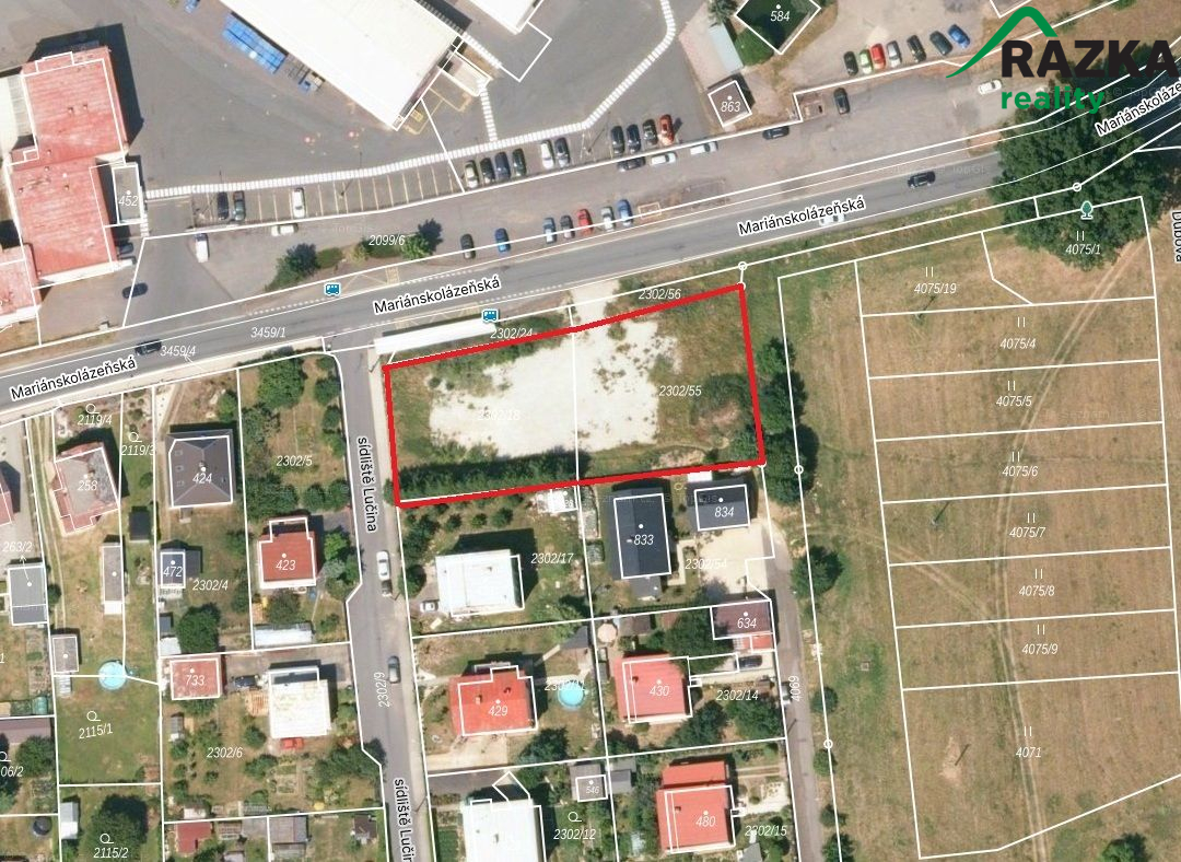 Prodej parcely určené k vystavbě RD - Chodová Planá - obrázek č.3
