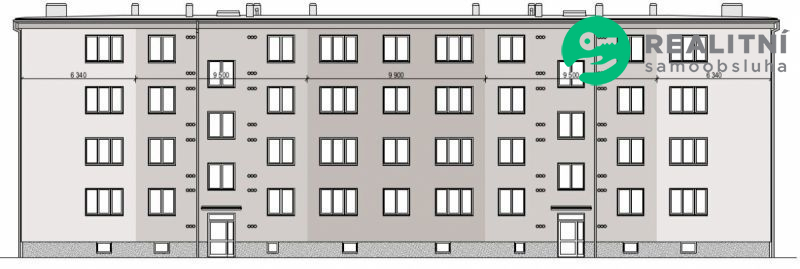 Byt 3+1 63 m2 osobní vlastnictví, Chrudim, klidné místo, cihla - obrázek č.11