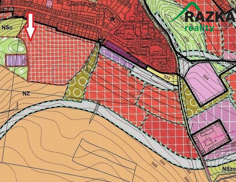 Stavební pozemek (1230 m2) Tachov, okr. Tachov - obrázek č.4