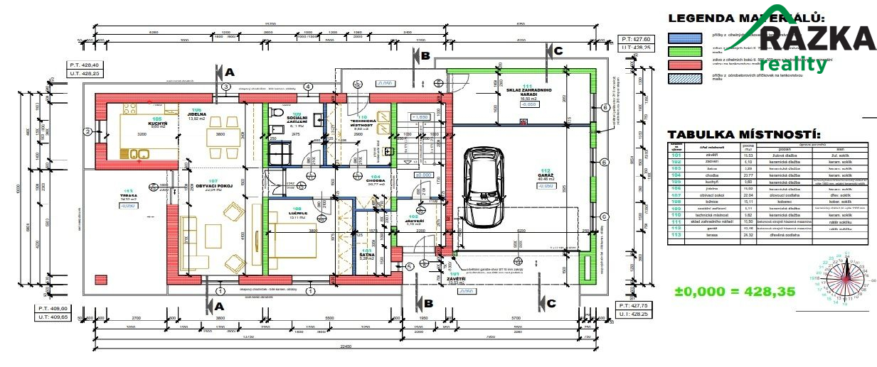Hrubá stavba rodinného domu 138 m2 v Klatovech - obrázek č.5