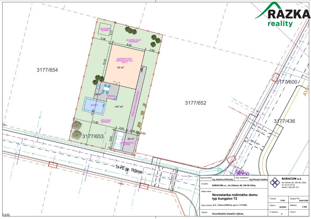 Novostavba bungalovu 4+KK (72 m2) Tachov - obrázek č.3