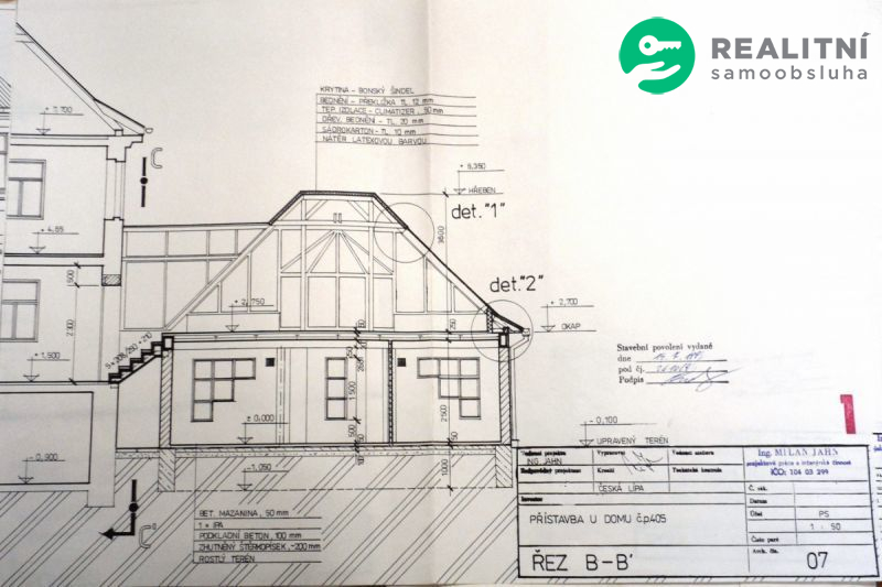 Vila 440 m2 v České Lípě, pozemek 1145 m2, na Slovance - obrázek č.4